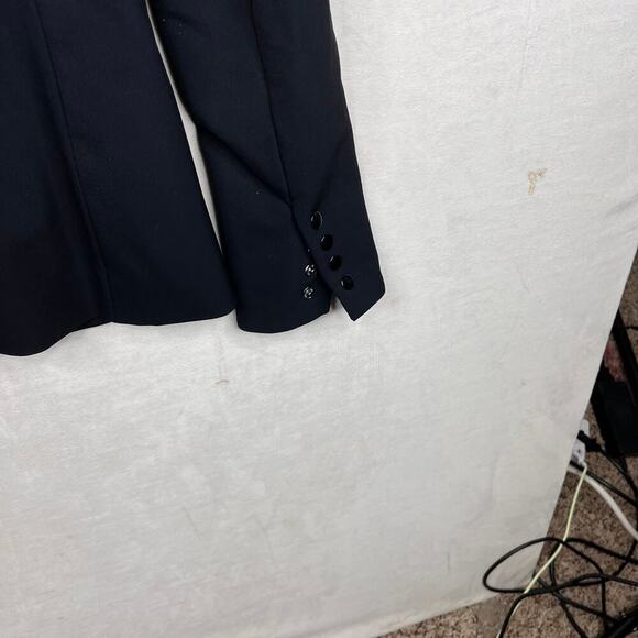 Veronica Beard Black Iconic Scuba Dickey Jacket Blazer Bi-Stretch Womens Size 00 - Picture 6 of 15